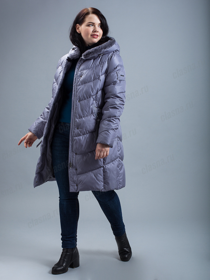 Пальто женское Clasna CW19D-106ACQL (W722)