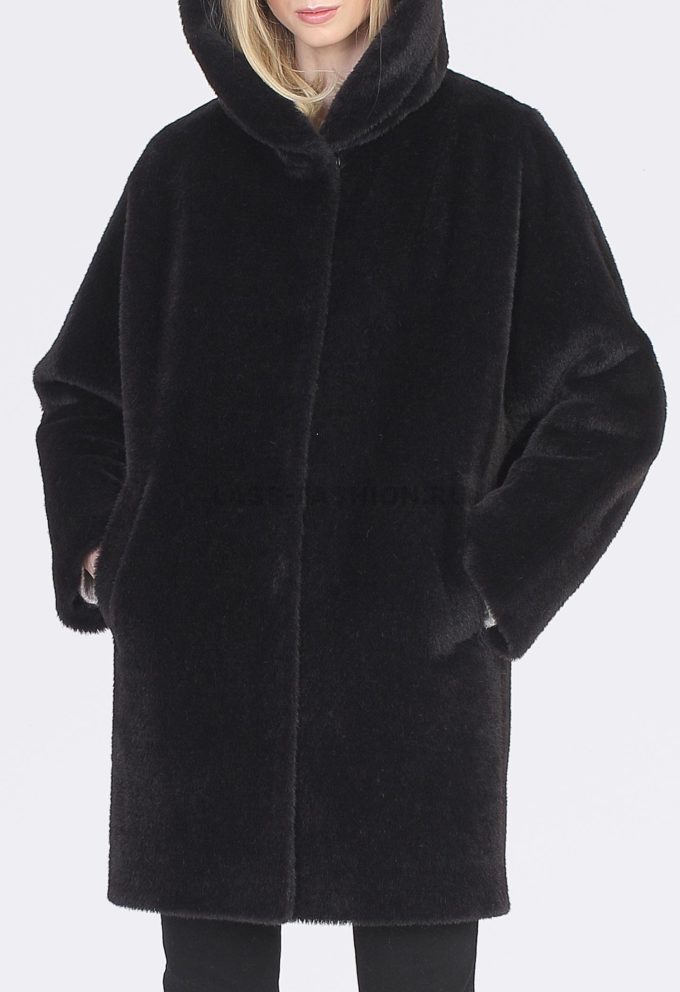 Пальто демисезонное Заря Моды КМ-1010 (Норка)