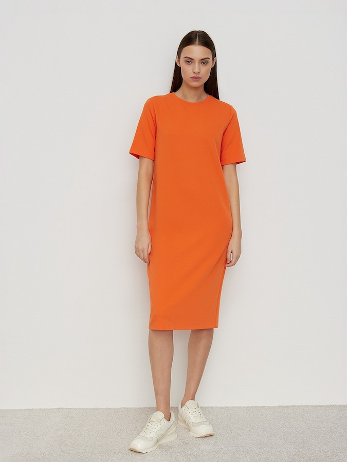 Платье Elis DR0496K (оранжевый)